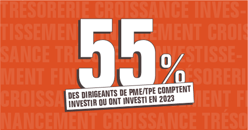 55% des dirigeants de PME-TPE comptent investir ou ont investi en 2023